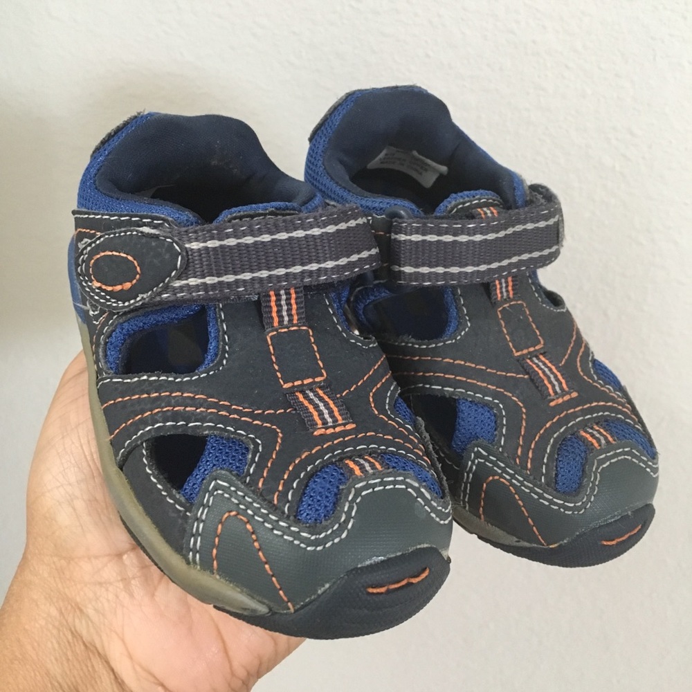 EUC Stride Rite Gus Baby Boy Sandals Shoes 6M